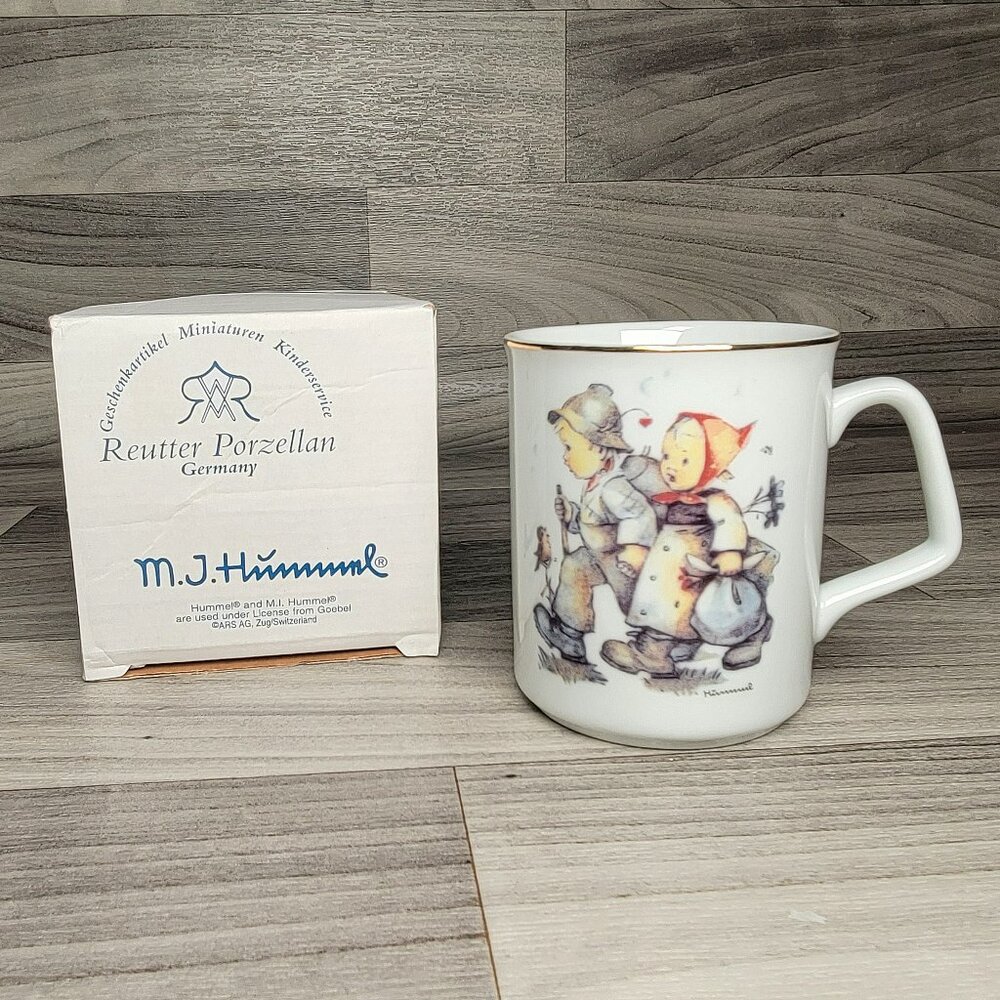 Hummel Cup Coffee Tea " Wir Wullen Gratulieren Hansel & Gretel" 10 ounces